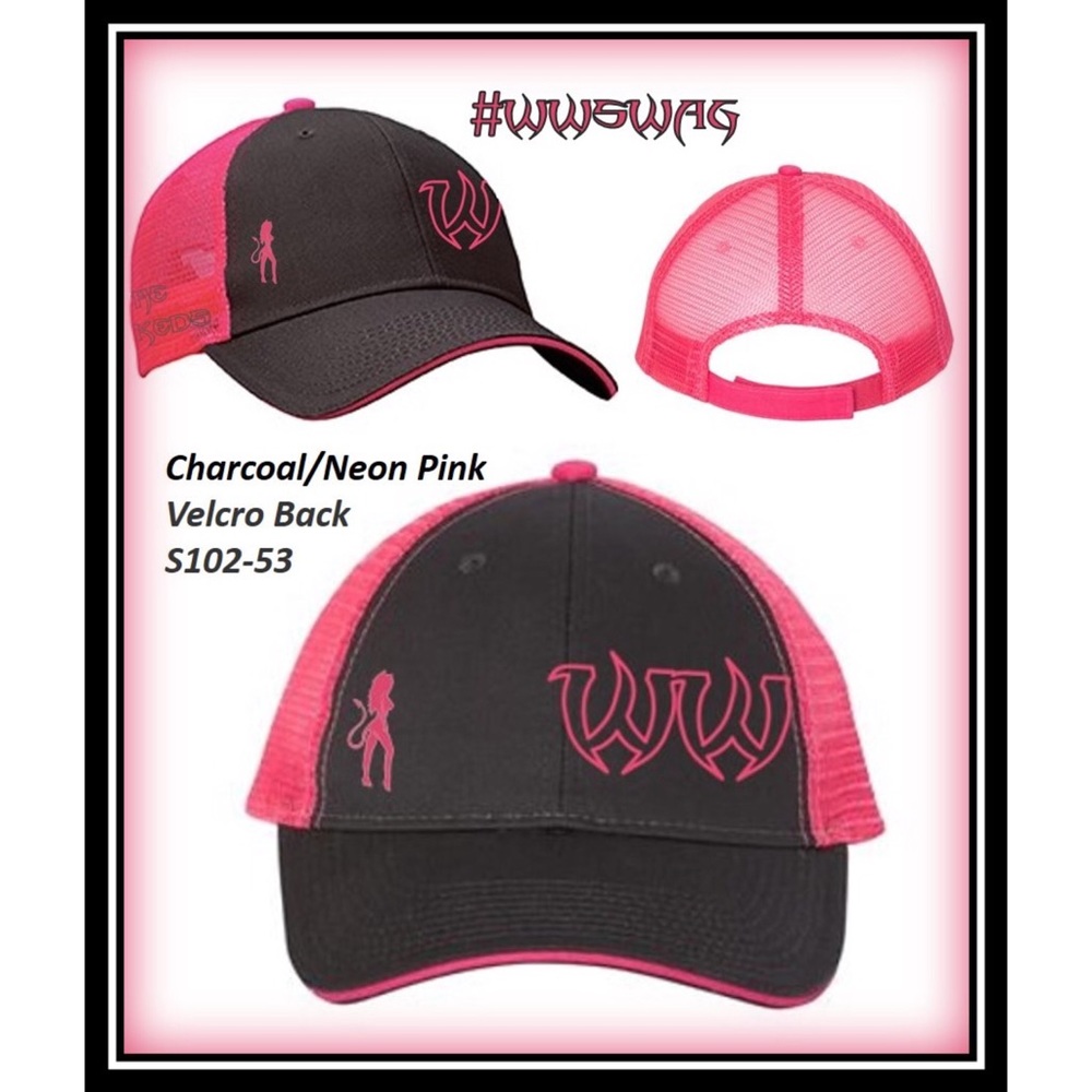 Trucker Sandwich Bill Hat w/Mesh Velcroback #S102
